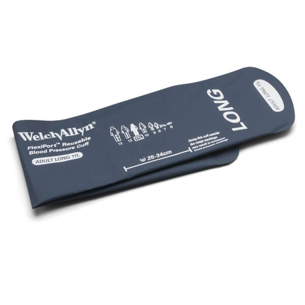 Welch Allyn FlexiPort Reusable Sphyg Cuff, Size: Adult Long, REUSE-11L